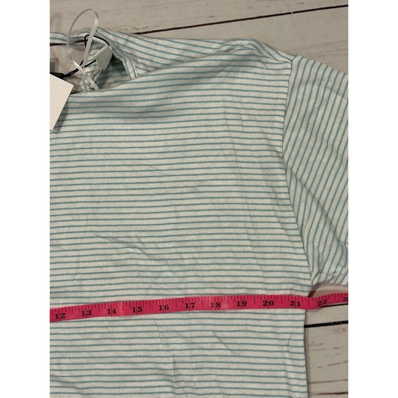 Halston Long Sleeve Striped Dolman Pullover Size Large - Picture 4 of 6